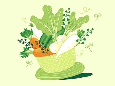 In Defense of Food art artwork food illustration