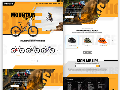 Trek Bikes bikes bikeshop conceptual ui ui concept ui design ui web design ux ux desgin web concept web design website concept website design