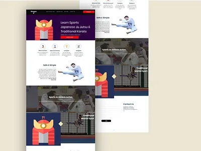 Shogun Ju Jutsu Link In The Description design graphic design ui ux web web design website website design