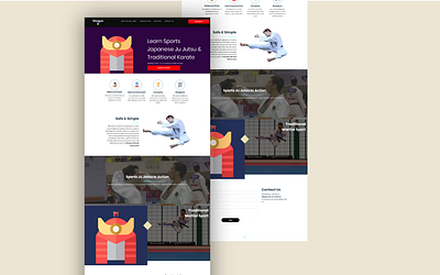 Shogun Ju Jutsu Link In The Description design graphic design ui ux web web design website website design