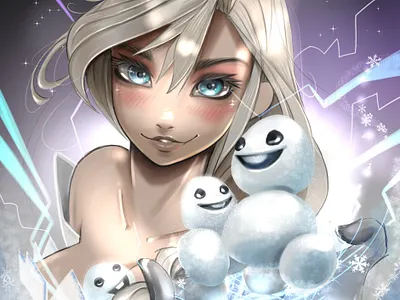 Elsa anime animeart clipstudiopaint digital illustration digitalart disney disney art disneyfanart elsa frozen illustration illustrator mangaart wacom cintiq