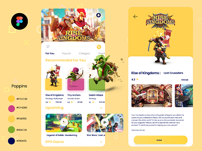 Game Store App app figma game store ui