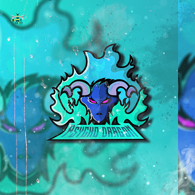 Psycho Dragon designs esportlogo esports logo for sale illustration logo logo design mascot mascot logo twitch logo