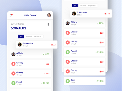 Money Management App app design budget app budget planner finance finance app financial app fintech fintech app interface money management ui uidesign