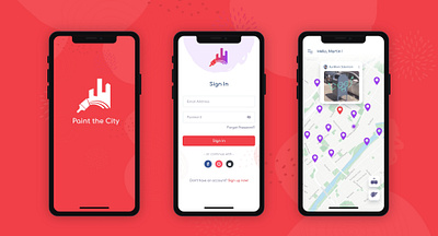 Paint the City android android app app branding design illustration ios ios app design moderndesign ui uidesign uiux ux uxdesign uxui