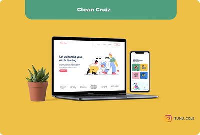 CLEAN CRUIZ design illustration typography uidesign uxdesigner webdesign