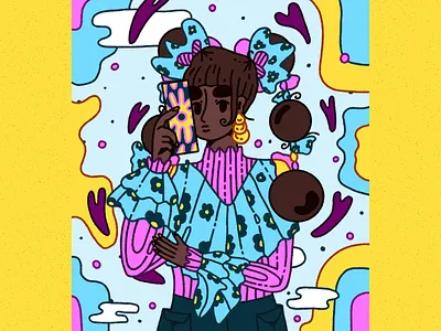 A Pact abstract art character character design design drawing fashion illustration line art