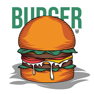Burger Illustration design illustration vector