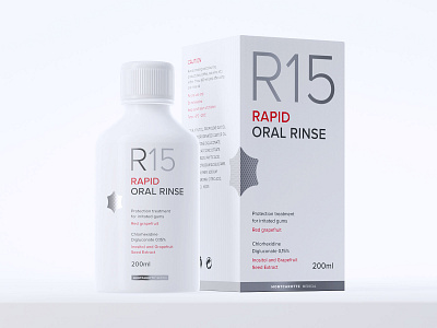 RAPID 3d blender brand branding minimal minimalistic package design packaging