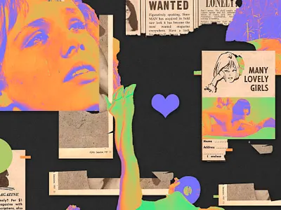 Amoral | collage serie 014 art artcollage collage colors design dribbble illustration illustrator minimal photoshop