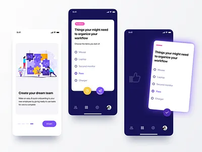 PULSOV app app branding color design form illustration manager managment minimal mobile mobile app task tasks todo todolist ui ux