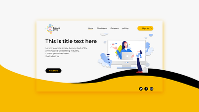 Bronco Devs web landing page UI attractive web ui design awesome web design awsome design branding farhanurrahman ui ux farhanurrahman1 ui ux web