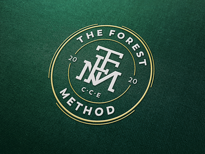 The Forest Method badgedesign brandidentity brandidentitydesign branding brandingsystem course creatives empowering levelup logo logodesign monogram