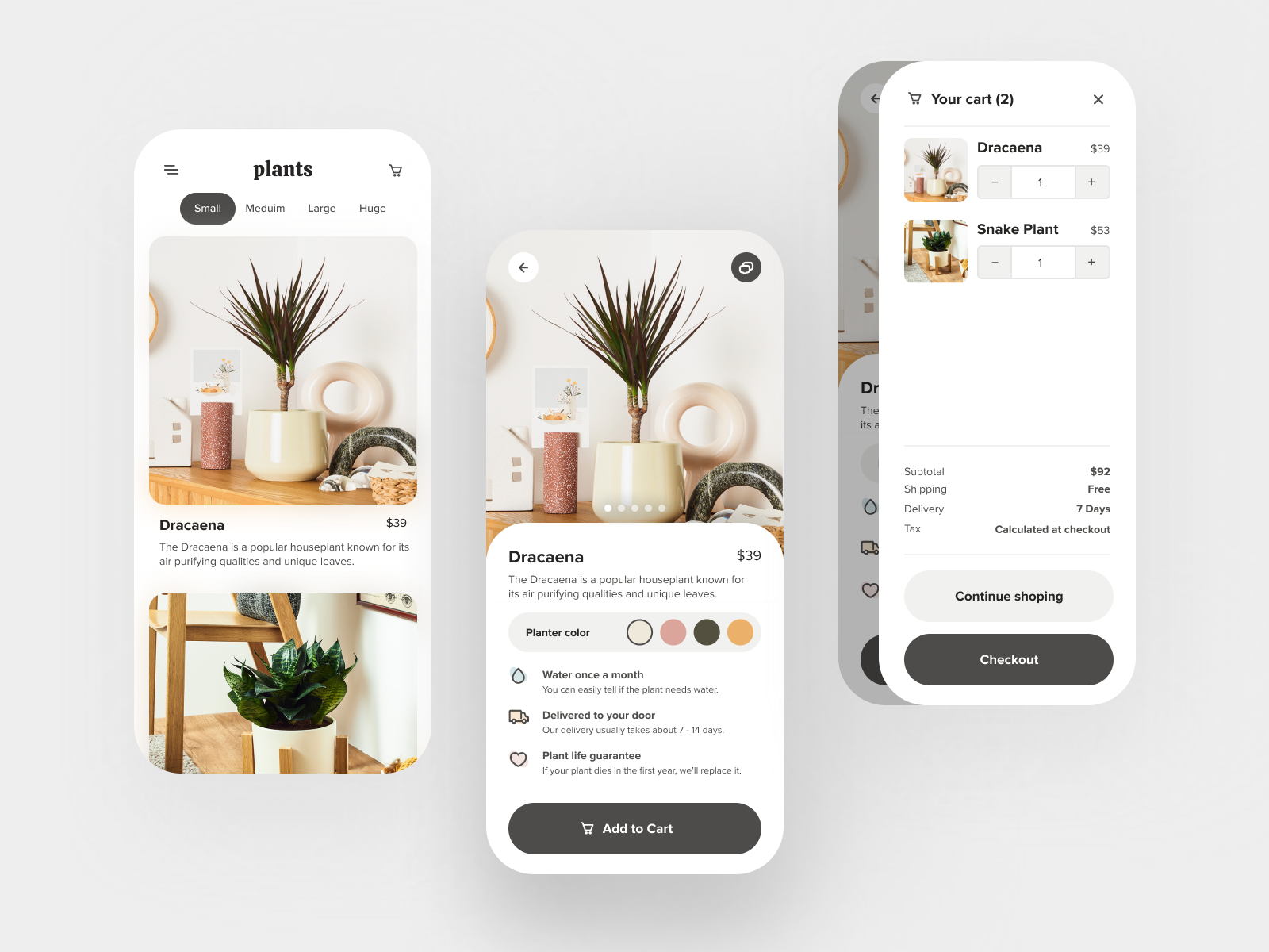 Example of Online Plants Store