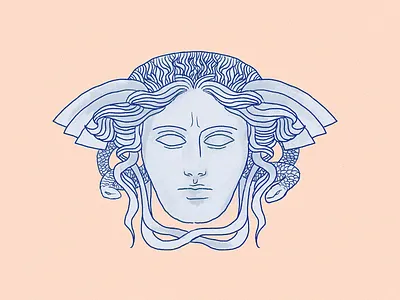 Medusa art design illustration ipad procreate