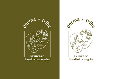 Local Skincare Logo Concept beauty beauty logo city concept concept art derma face green illustration leaf leaves local losangeles organic skincare tribe