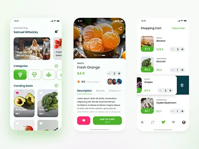 Shopzo - Grocery Shop Mobile App UI android app app app concept app design application concept ecommerce app flutter grocery app ios mobile app design shopping shopping app trend ui ui design ux ux design