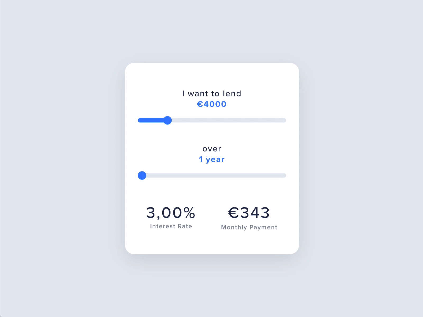 Daily UI #004 • Calculator 004 calculator daily ui dailyui invision studio mortgage simulator ux