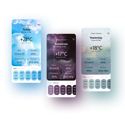 Weather app app design application design ui weather weather app