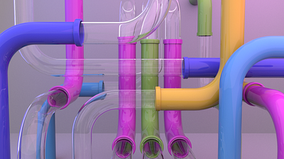 Pipes 3d art cinema4d design illustration motiondesign