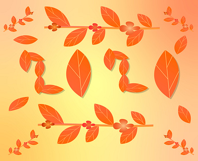 Autumn 2020 cartoon chilly design designer food graphicdesign illustration illustrator mood nature orange red seasons shiny summer tasty trees weather