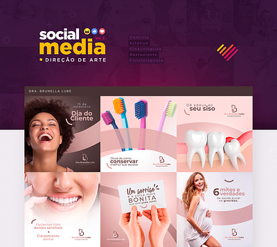 Social Media | Vol. 3 clinic color comida design estetica feed restaurant