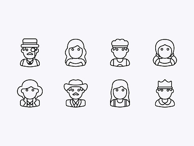 Avatars avatar avatar design avatar icons avatardesign avatars icon icon design icon set iconography icons people people icons people illustration people logo peoples person persona user user interface user interface design