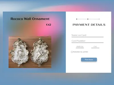 Daily UI #002: Credit Card Checkout adobe illustrator credit card checkout dailyui dailyuichallenge design illustration illustrator ui vector