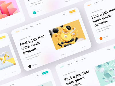 Landing Page Exploration - Website design jobs landing page website