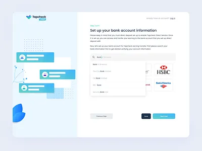 Tapcheck Direct Dashboard app branding dashboard design gradient illustration ios iphone statistics typography ux