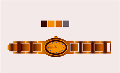 Wrist Watch in Illustrator 2021 logo assi4u designs gradient color gradient wrist watch handwatch logo design logodesign trending watch watch watch design watch design 2021 wrist watch wristwatch