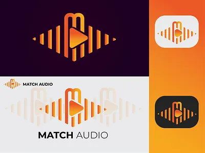 M + audio logo design concept 3d 3d artist abstract logo colorful logo gradient illustration initial letter logo logo logo design logo mark logodesigner m m letter m logo minimal modern logo negative space logo start up typography ui