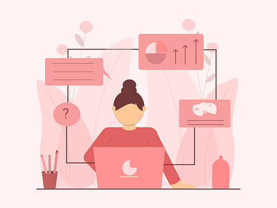 Flat Design Office art characters design flatdesign illustration office design people illustration work in progress