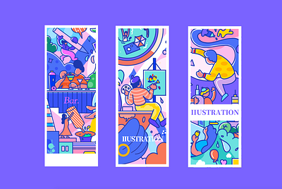 酒拉~ branding design dribbleartist illustration 平面