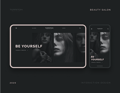 Torriton Beauty & Hair app design flat icon minimal mobile ui ux web website