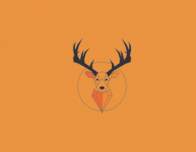 Deer branding design icon illustration logo logodesign minimal poster vector wallpaper