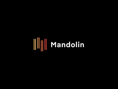 Mandolin logo animation animation branding design dribbble flat design logo mandolin motion design