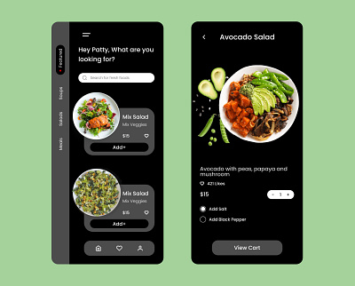 vegan app commercial design food foodapp ios design ui ux vegan vegan food web