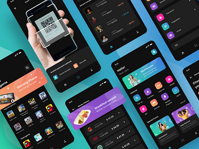 Mollet Apps app black clean design clean ui cleant dark dark ui mobile mobile app mobile design mobile ui money place shop shopping simple startup ui uiux wallet