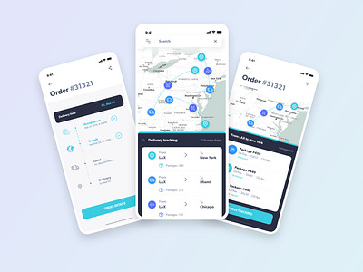 World Wide Transportation APP app design clean design tracking app transport transportation