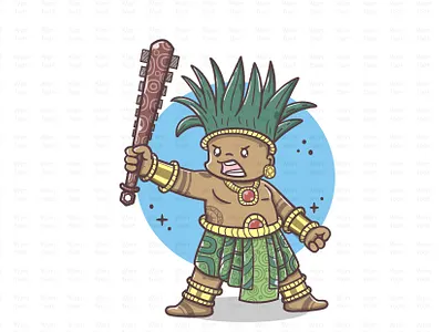 Cartoon Aztec Warrior adorable chibi cartoon cartoon art cartoon aztec worrior cartoon character cartoon design cartoon illustration cartoons chibi chibi aztec warrior chibi warrior cute cartoon cute warrior cartoon funny cartoon illustration kawaii art kawaii warrior