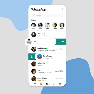 Whatsapp Redesign concept figma redesign uiuxdesign whatsapp whatsapp redesign whatsapp ui