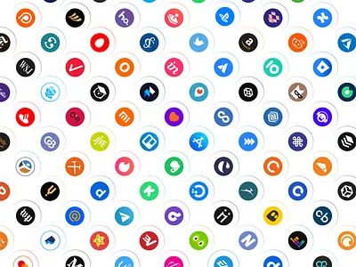 Subscription services logos brand flat logo service vector