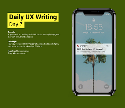 Daily UX Writing Challenge: Day 7 app daily ux writing challenge design ui ui design user experience user interface user interface design ux ux design ux writing