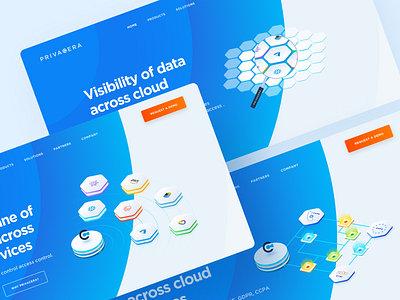 Enable Secure Data Sharing In The Cloud 3d analytics apache aws azure big data cloud cloud migration compliance data databricks google cloud governance infographics isometric platform security sensitive data snowflake website