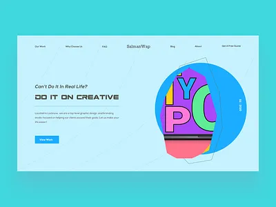 Design Studio Page clean daily ui dynamic grid inspiration landing page layout minimalism modern typography ui design web web design