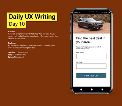 Daily UX Writing Challenge: Day 10 app daily ux writing challenge design ui ui design user experience user interface user interface design ux ux design ux writing