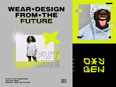 OXYGEN STREETWEAR branding style brand brand identity branding branding design clean concept design identity logo logotype mark minimal streetwear typography wear