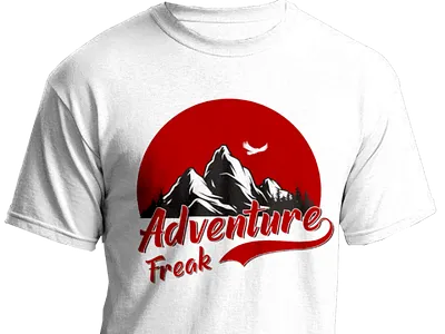 Adventure t-shirt adventure colorful design eagle graphic design hiking mountains nature outdoor outdoors sunset trees vibrant