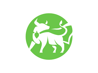 Beyond Meat Redesign animal beyond meat bold branding bull cape design green horns illustration leaf logo logo design negative space vector vegan vegeterian